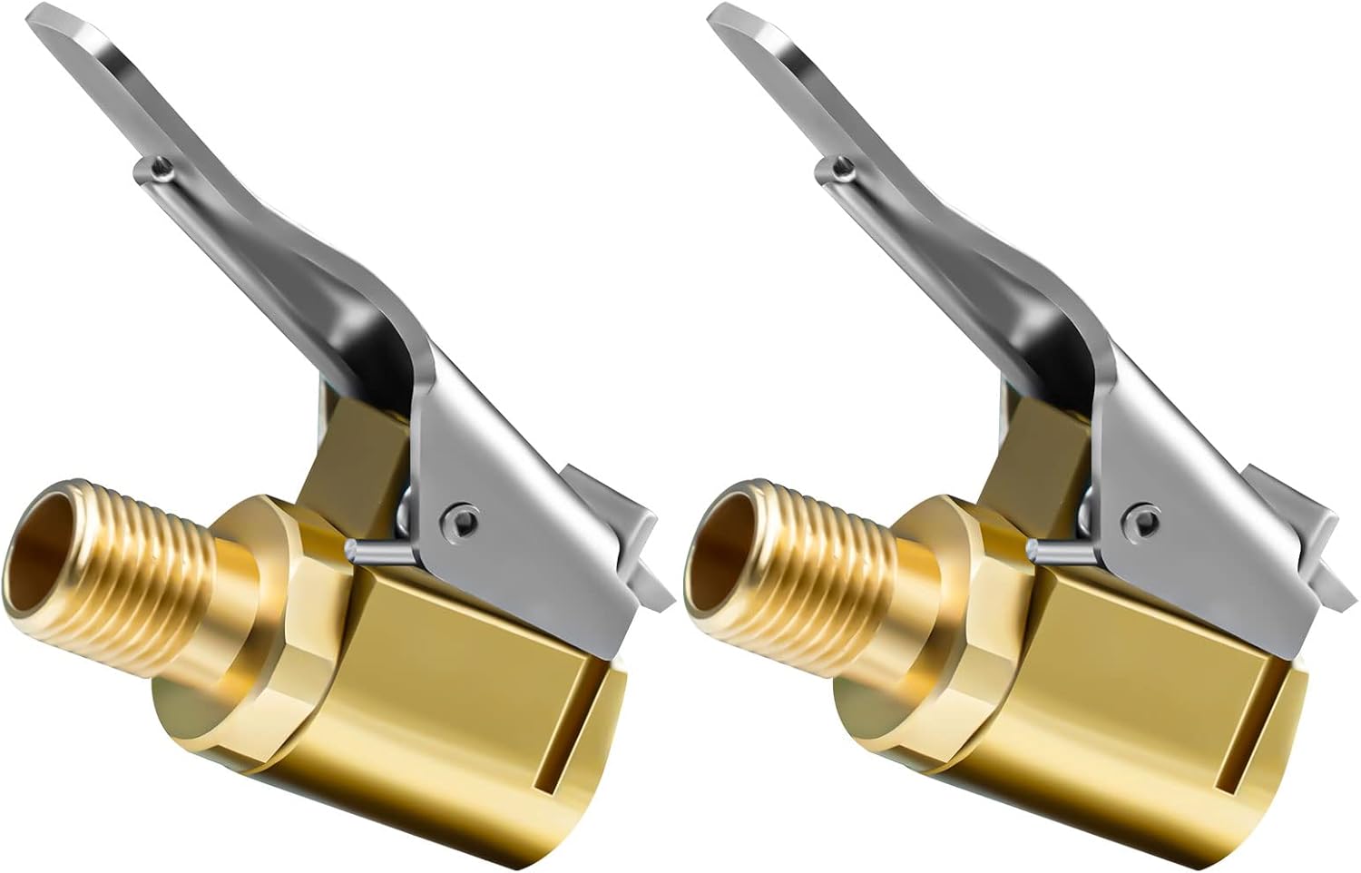 Brass Tyre Valve Air Pump Clip - Image 8