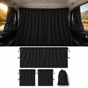 3-Piece Car Curtains for Camping