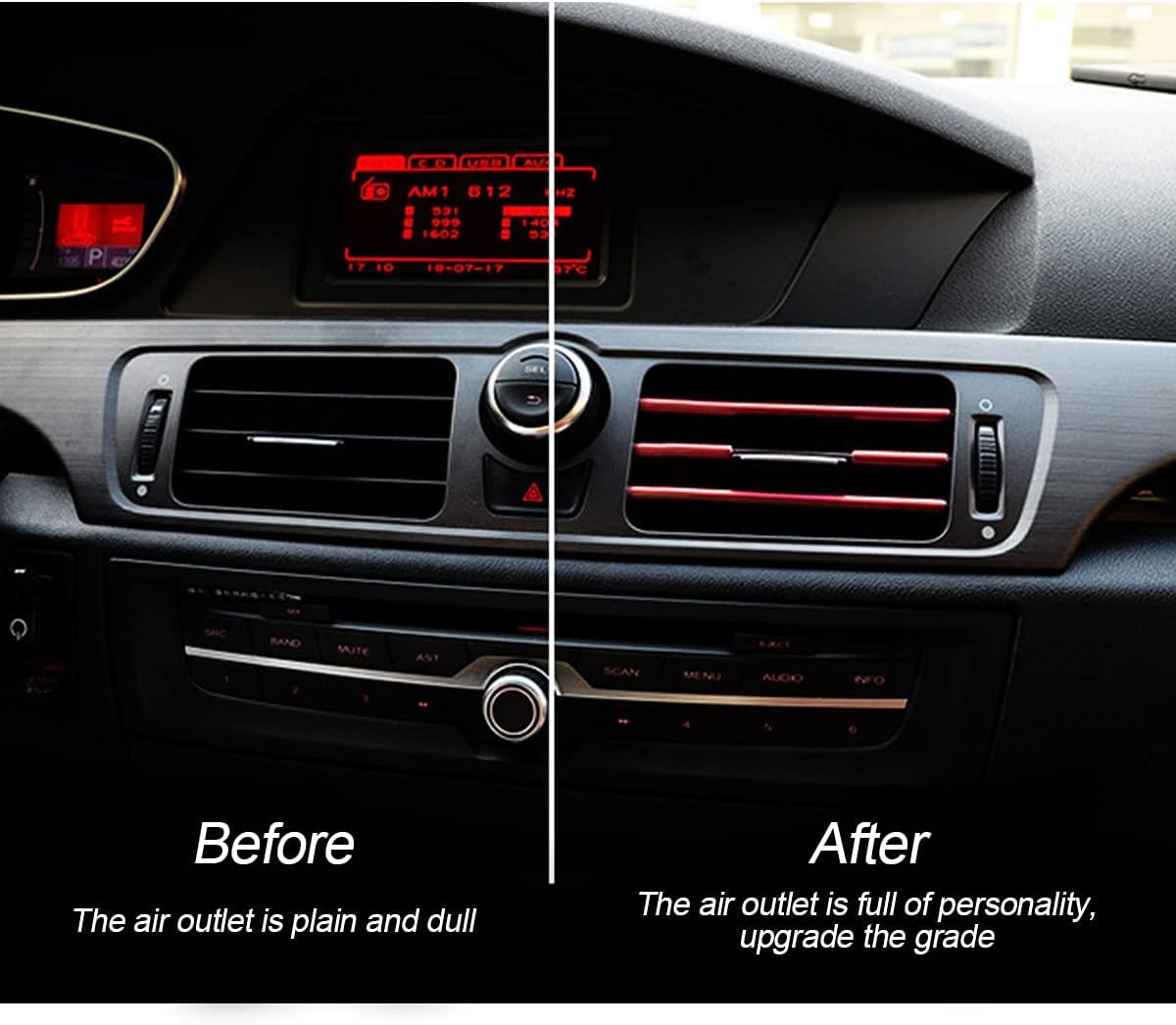 20 Piece Car Air Vent Decoration Strips - Image 6
