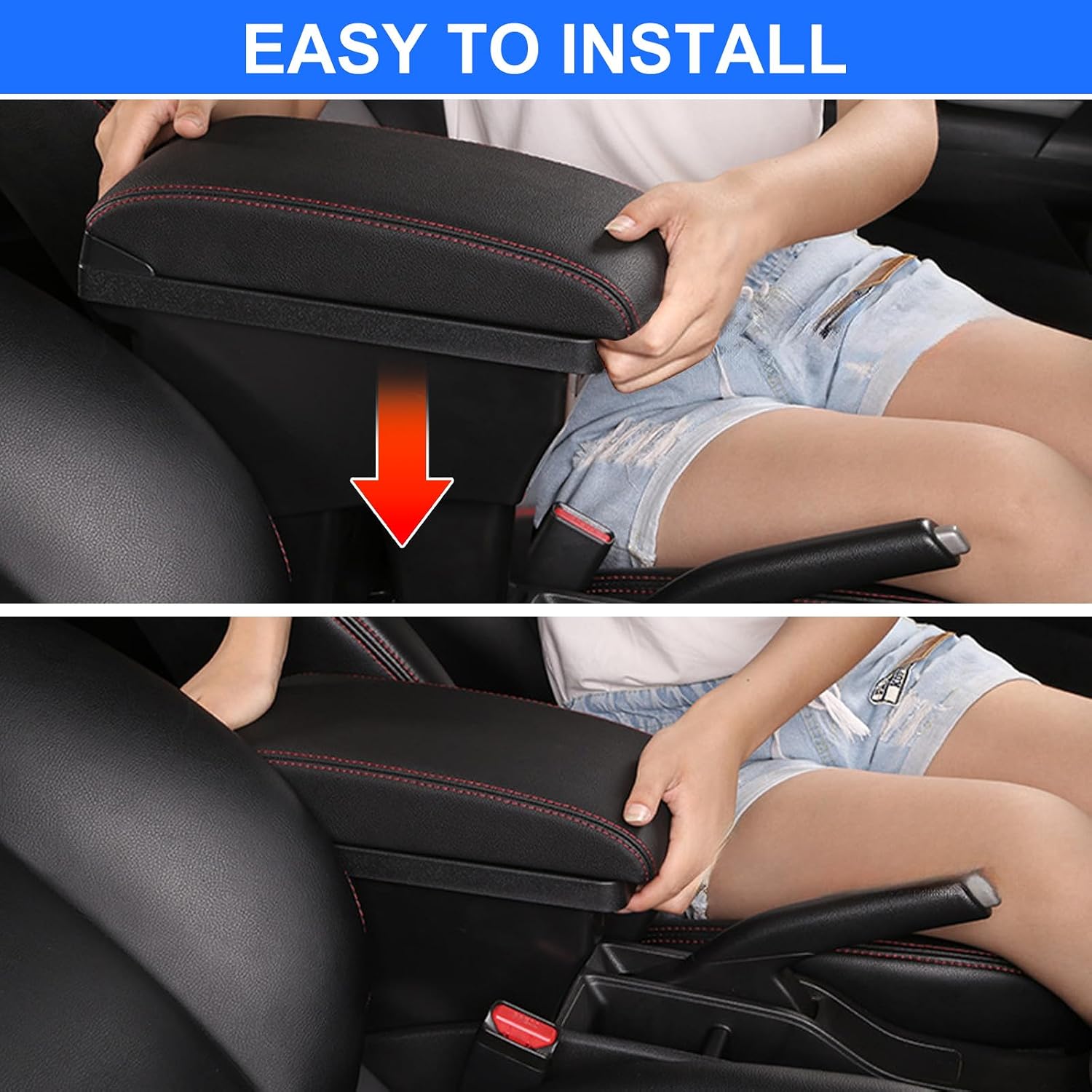 Car Centre Console Armrest Box with USB Charging - Image 5