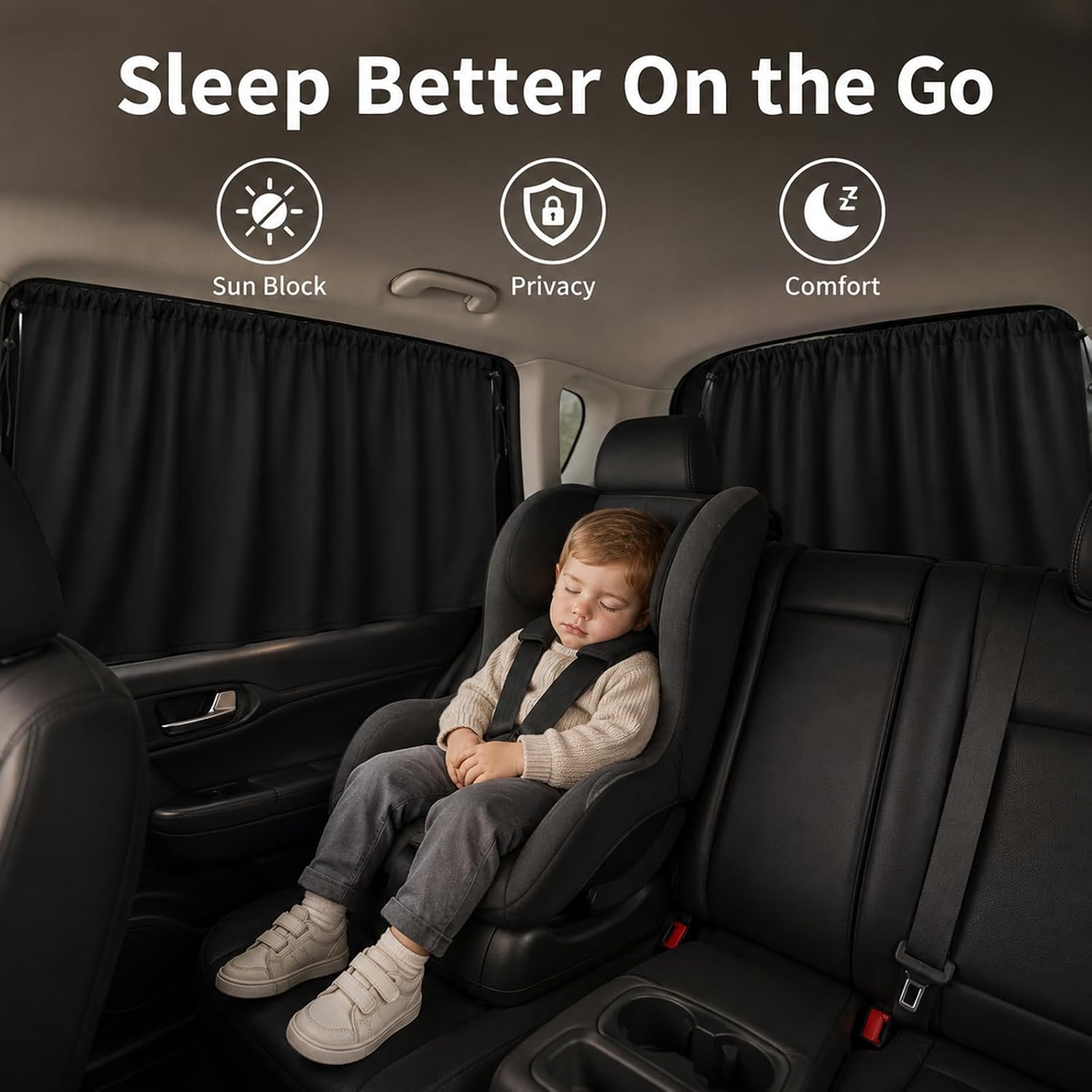 3-Piece Car Curtains for Camping - Image 7