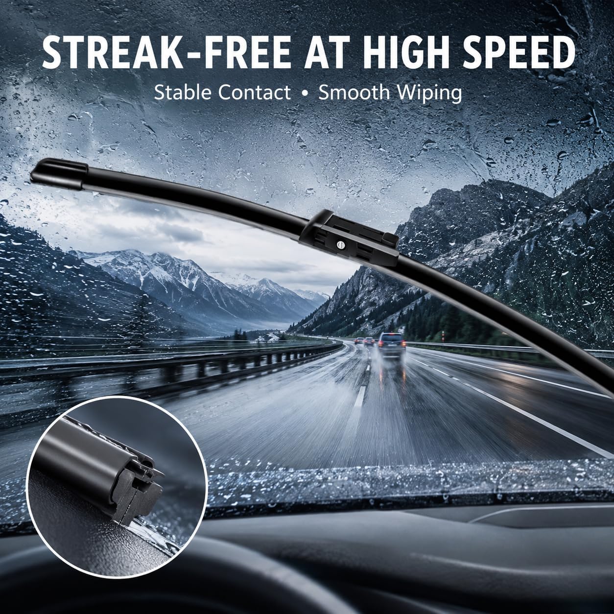 Front Windscreen Wiper Blades for Ford Fiesta Mk7 - Image 8