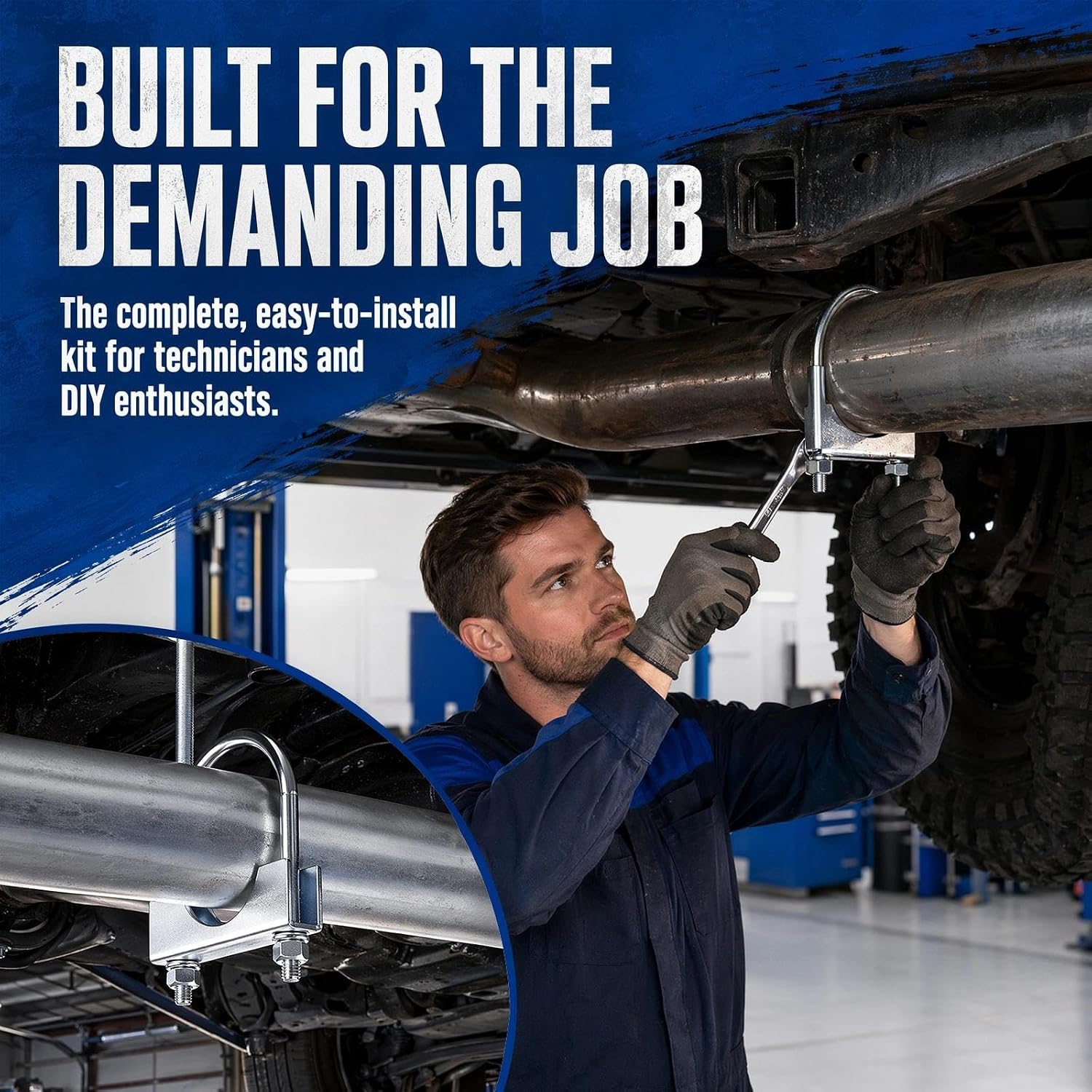 Universal Exhaust Hanger with Clamp - Image 4